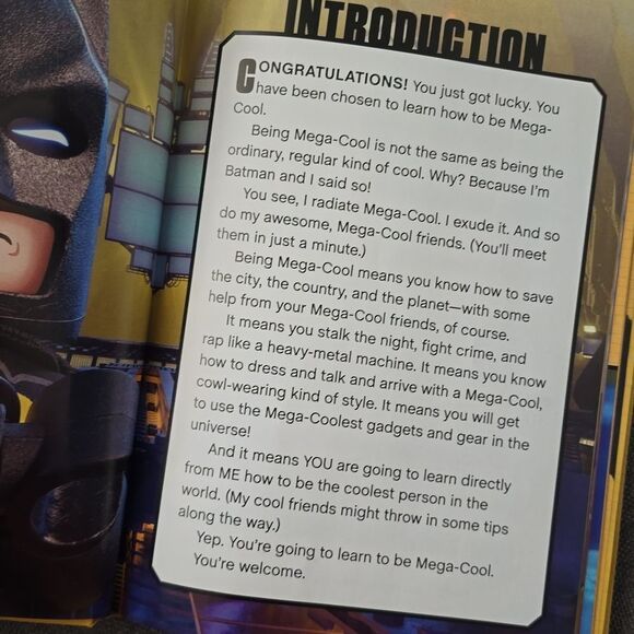 Batman's Guide to Being Cool Book Lego Funny Witty Kids ages 7+ - Picture 4 of 6